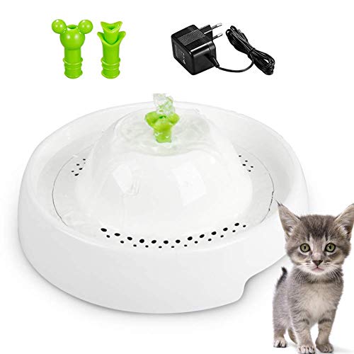 Recipiente Mascotas Dispensador Agua y oxígeno Activo Mascotas Circulación automática Gatos y Perros Fuente alimentación Inteligente Fuente Agua Potable