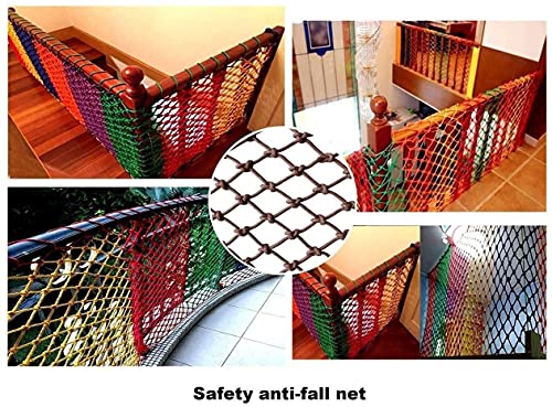 red balcon Foto Decoración de la pared Redes, Protección de plantas Nets Multicolor Opcional, interior y al aire libre Cuerda decorativa Redes, Nets de seguridad para niños, Escaleras Balcón Protecció