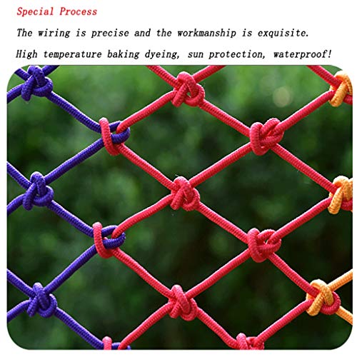 Red de Protección Válida para Múltiples Usos Ideal Color Decorativo Red De Seguridad For Niños Red De Tejer Red De Protección De Balcón Red De Seguridad Red De Guardería Jardín De Infantes Cerca De Pr