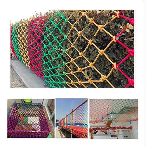 Red de Protección Válida para Múltiples Usos Ideal Color Decorativo Red De Seguridad For Niños Red De Tejer Red De Protección De Balcón Red De Seguridad Red De Guardería Jardín De Infantes Cerca De Pr