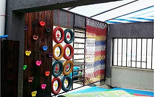 Red de seguridad for escaleras for bebés, malla for protectores de escaleras a prueba de niños, redes de carga automotrices, cercas decorativas, cuerda de escalada for mascotas de juguete que caen red