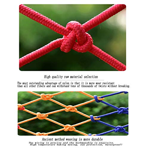 Red de Seguridad Para Balcón, Valla For Niños Balcón Red Resistente a Los Golpes Escalera Red de Seguridad Red de Decoración de Color Red de Gato Red de Nylon Red de Aislamiento de Mascotas Red de Dec