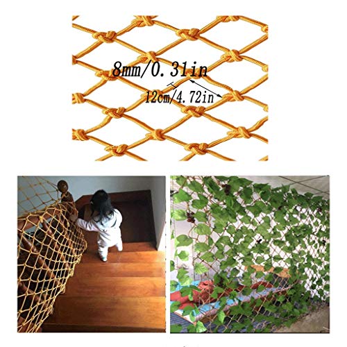 Red de Seguridad para Protección a Niños y Bebés Red Decorativa de Nylon Balcón Interior Escalera Escalera Barandilla Red De Seguridad Cuerda de Red Del Gato Red de Protección de La Pared de Protecció