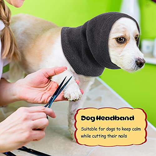 Redecilla de Perro Protector de Orejas de Perros Calentador de Cuello y Orejas Defensores de Oído de Cachorros Orejeras de Perros con Protección Acústica Redecilla de Orejas de Mascota