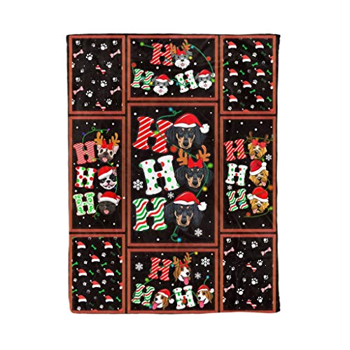 Regalo significativo para Navidad familiar – Manta de perro de perro de perro de perro de perro de perro de perro de perro de perro de salchicha, mantas de forro polar, manta de felpa