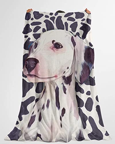 Regalos significativos para la familia perro manta – Dots dálmata perro manta de felpa manta de felpa