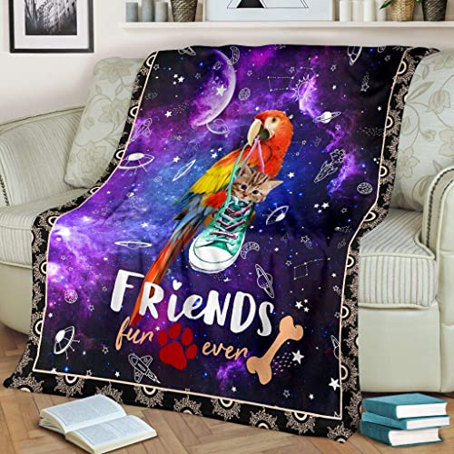 Regalos significativos para loro familiar y amigos gato divertido siempre manta de felpa manta personalizada