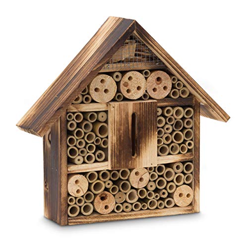 Relaxdays Hôtel à Casa para Insectos, Marrón, 9x30x28.5 cm