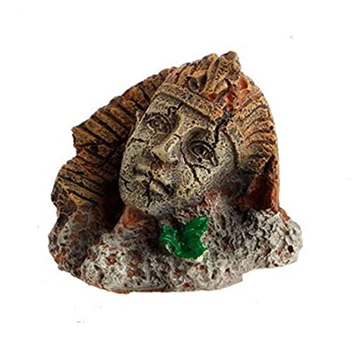 Resina Artificial Antiguo Faraón Egipcio Esfinge Ruinas Pilar Roman Style Estatua Acuario Decoraciones del Acuario Ornamento