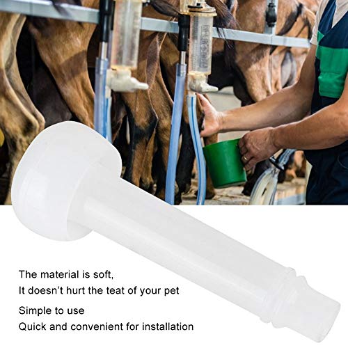 Revestimiento de ordeño de Grado alimenticio Suave, Revestimiento de pezones de Leche, Caucho higiénico Seguro Caballos Ganado Ovejas para ordeño Liner(G321)