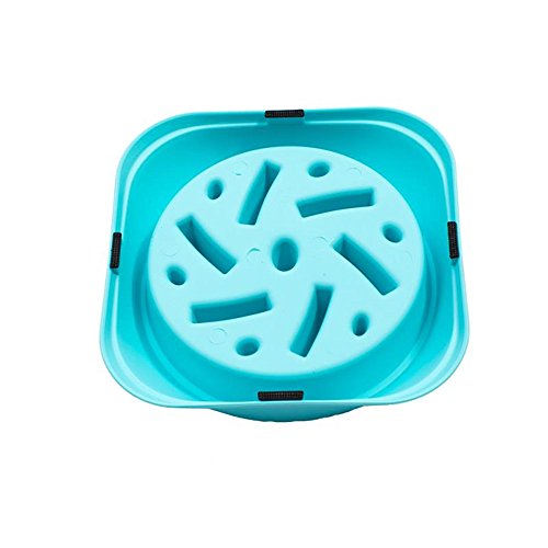 Rinsduall Cuenco para Perros Anti Schling Bowl Cuenco Slow Food para Perros/Gatos