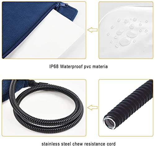 RIOGOO Almohadilla térmica para Mascotas, Grande 22 x 18 Pulgadas, Almohadilla térmica para Perros y Gatos, eléctrica para Perros y Gatos, Alfombrilla calefactora para Interiores (22x18in)