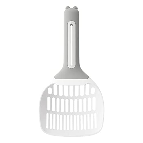 RIsxfh122 Pala de la camada para Mascotas Pala de litera para Uso ecológico y amigable para el Usuario Pala Gris