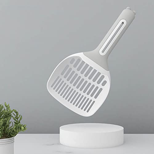 RIsxfh122 Pala de la camada para Mascotas Pala de litera para Uso ecológico y amigable para el Usuario Pala Gris
