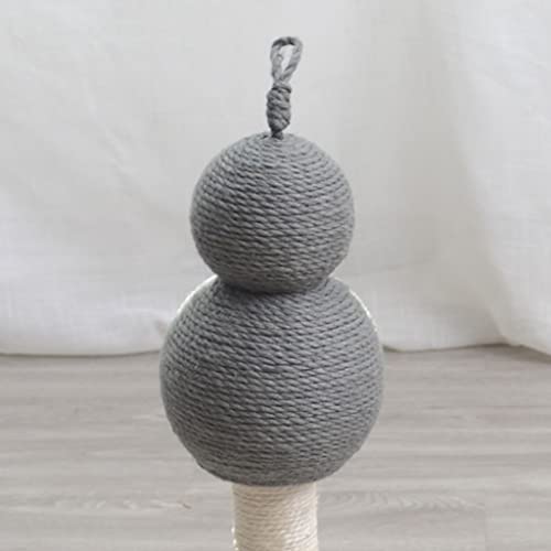 RKL Poste Rascador para Gatos De Calabaza Y Sisal,Rascador para Gatos Gris,Juguetes Interactivos para Gatitos,Productos para Mascotas,Altura 55CM /21.65" (Color : Green)