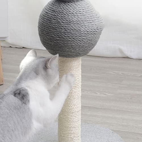 RKL Poste Rascador para Gatos De Calabaza Y Sisal,Rascador para Gatos Gris,Juguetes Interactivos para Gatitos,Productos para Mascotas,Altura 55CM /21.65" (Color : Green)