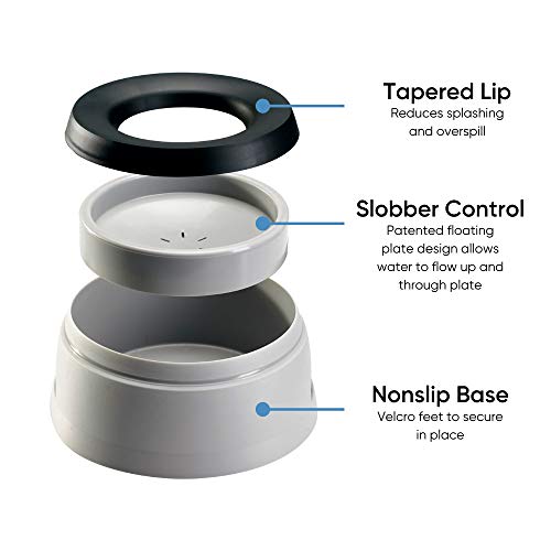 Road Refresher Non Spill Water Bowl Grey Small