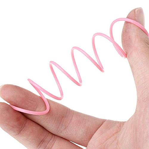 RoadLoo Juguete de Resorte de Gato, 60 Piezas Juguete para Gato Espiral Plástico Muelles en Espiral Colorido Juguete Colorido Interactiva para Gato Mascotas Regalo de Novedad Reboten Golpeen Atrapen