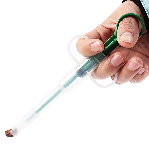 ROBAKO Alimentador de tabletas para píldoras para Mascotas, dispensador de píldoras para medicamentos, Pistola para píldoras para Mascotas, jeringa de Punta Suave (3 Piezas)