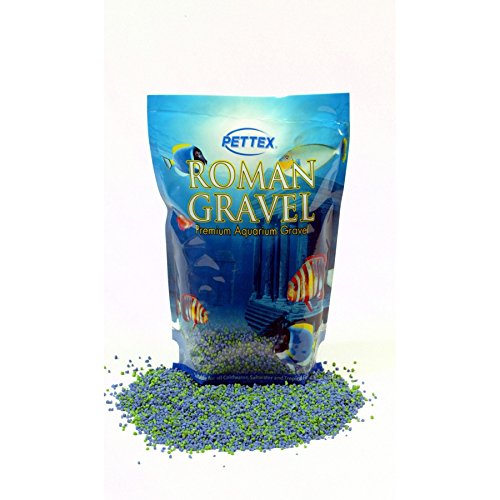 Roman Gravel Grava de Acuario, Gris (Alpine White), 8 kg