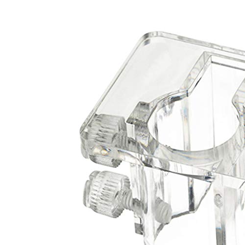 rongweiwang Acuario Lily Pipe acrílico Fixture Soporte para fijación Fix 13mm Tubo Lily 17mm Inflow Flujo de Salida Holder Fix Manguera de Agua