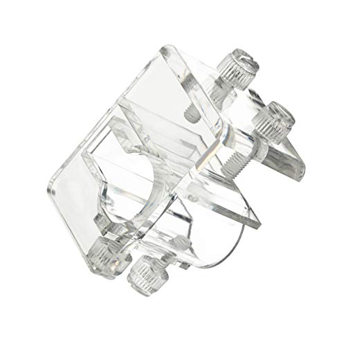 rongweiwang Acuario Lily Pipe acrílico Fixture Soporte para fijación Fix 13mm Tubo Lily 17mm Inflow Flujo de Salida Holder Fix Manguera de Agua