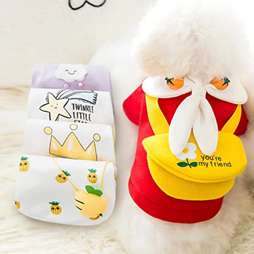 Ropa Barata para Perros de Dibujos Animados para Invierno, Abrigo de Bulldog francés, Disfraz Dulce para Perro Chihuahua, Sudaderas con Capucha para Cachorros, Disfraz de Perro 2021