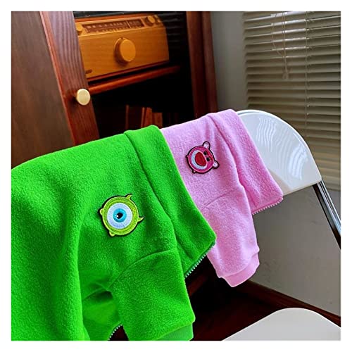 Ropa de Gato sin Pelo Esfinge Devon Autumn Invierno Cálido Cardigan suéter Lindo Gato Perro Abrigo Ropa for Gatos (Color : Pink, Size : S.)