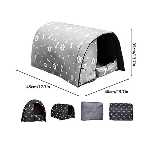 ropa gato Casas de gato al aire libre for gatos salvajes, casa de gatos for gatos al aire libre en invierno, casa de gato a prueba de intemperie resistente a prueba de intemperie, alojamiento de gatos