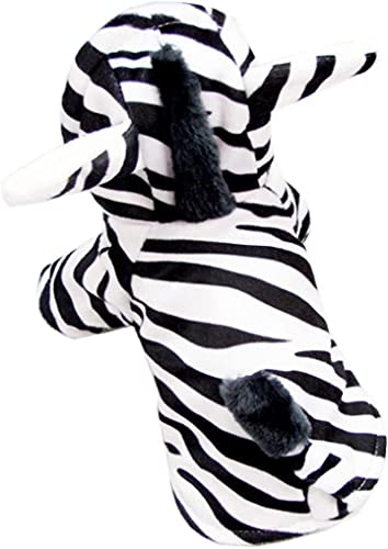 Ropa navideña para Perro disfraz gato Perro de mascota del traje de cebra perro de Halloween cosplay divertido Otoño Invierno cebra imagen Cuatro Pierna franela cambiarse de ropa for la Pequeña Median