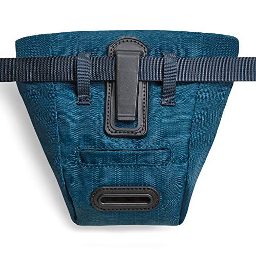 RUFFWEAR Bolsa Pack out, Bolsita de Premios y Dispensador de Bolsas para Excrementos - Luna Azul, Mediana 6,1 x 5,3" (15,5 x 13,5 cm)