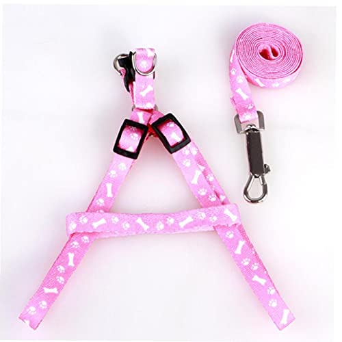 Ruluti Nuevo Entrenamiento Ajustable Perro Mascota Cachorro Gato Nylon arnés Plomo Correa tracción Cuerda 30 de Descuento Negro
