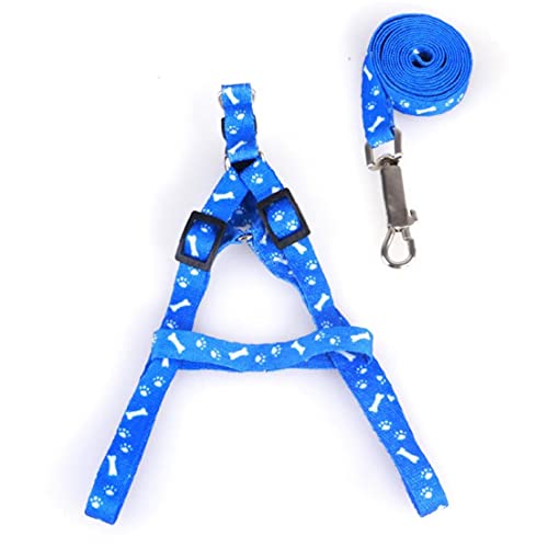 Ruluti Nuevo Entrenamiento Ajustable Perro Mascota Cachorro Gato Nylon arnés Plomo Correa tracción Cuerda 30 de Descuento Negro