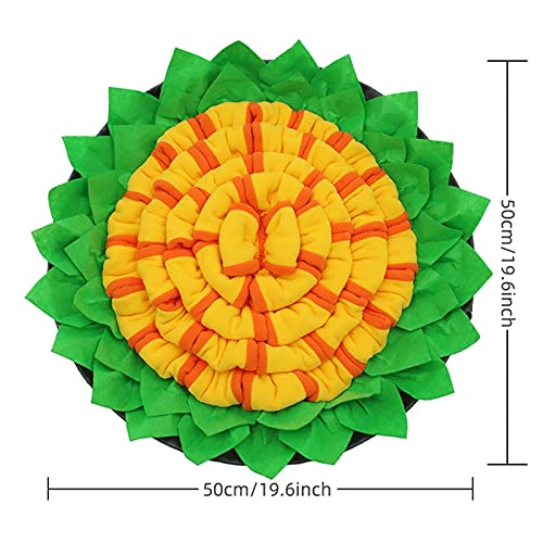RWEAONT Pet Dog SNUFFFufe Mat Mascota Sniffing Training Blanket Manta Pellevas desprendible Pads Dog Mat Alquiler de estrés NeñaWork Puzzle Toy Pet Ped (Color : Green)