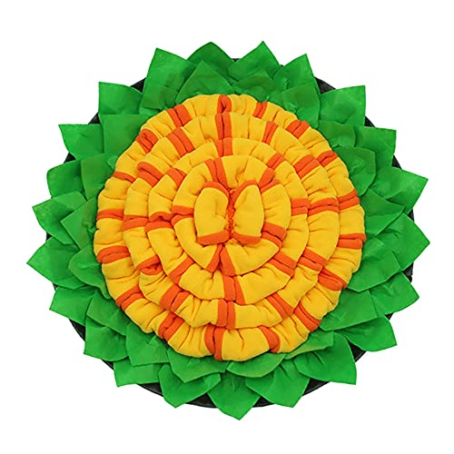 RWEAONT Pet Dog SNUFFFufe Mat Mascota Sniffing Training Blanket Manta Pellevas desprendible Pads Dog Mat Alquiler de estrés NeñaWork Puzzle Toy Pet Ped (Color : Green)