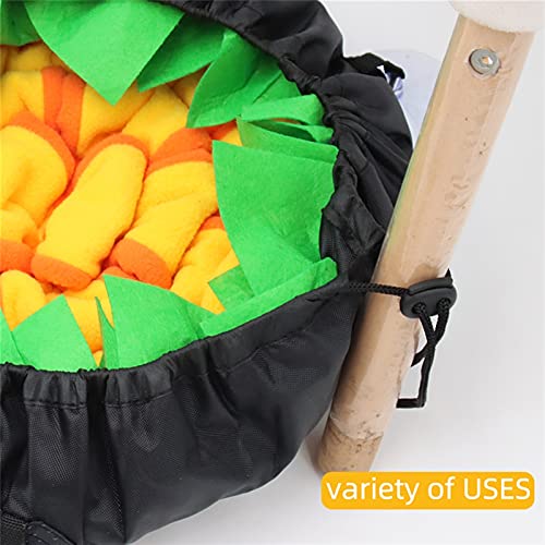 RWEAONT Pet Dog SNUFFFufe Mat Mascota Sniffing Training Blanket Manta Pellevas desprendible Pads Dog Mat Alquiler de estrés NeñaWork Puzzle Toy Pet Ped (Color : Green)