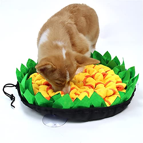 RWEAONT Pet Dog SNUFFFufe Mat Mascota Sniffing Training Blanket Manta Pellevas desprendible Pads Dog Mat Alquiler de estrés NeñaWork Puzzle Toy Pet Ped (Color : Green)
