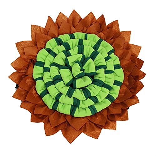 RWEAONT Pet Dog SNUFFFufe Mat Mascota Sniffing Training Blanket Manta Pellevas desprendible Pads Dog Mat Alquiler de estrés NeñaWork Puzzle Toy Pet Ped (Color : Green)