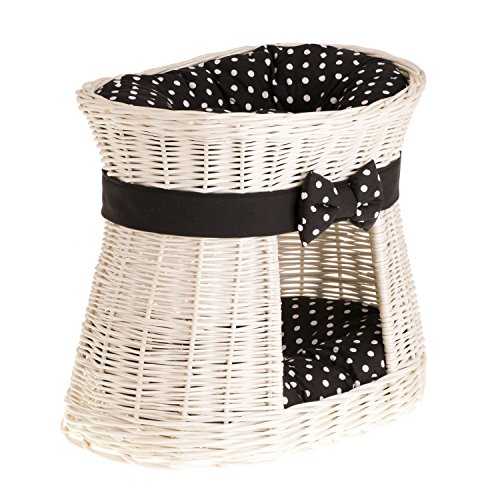 S de wicker24 481 – 50/W/pko1 Gato Cesta de Mimbre, Cesta, Beige, 50 x 40 x 45 cm