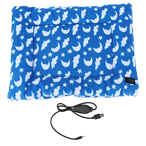 SALUTUY - Manta térmica para cachorros, conector USB, cálida y cómoda, lavable y antigolpes, alfombrilla calefactora para cachorros, para mascotas recién nacidos (35 x 45)