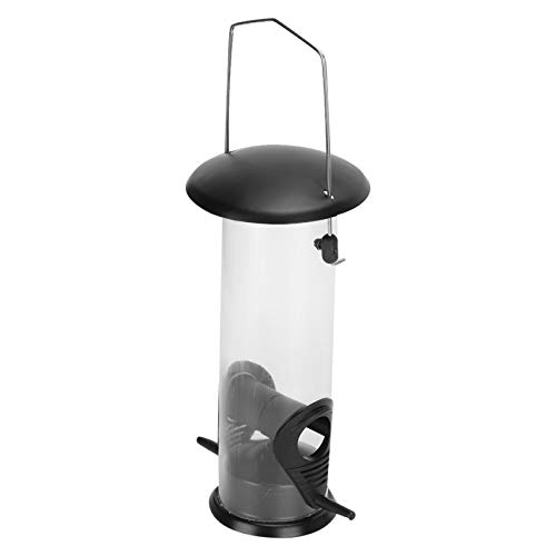 SALUTUYA Comedero para pájaros Silvestres Colgante Gazebo Comedero para pájaros, Distribuidor automático de Alimentos para pájaros, Loros, Mascotas