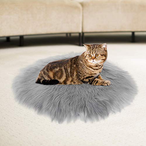 SALUTUYA Interfaz USB Impermeable de la Manta eléctrica del Gato Anti-rastrero para el Perro del Gato para Dormir el Descanso(Imitation Mink Grey)
