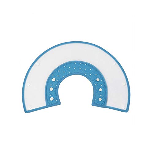 Samine Collar isabelino ajustable para cachorros 6.7 9 pulgadas, color azul