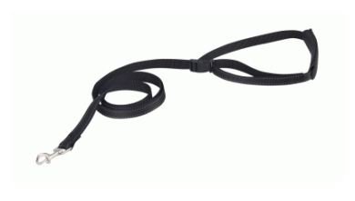 SANDIMAS Ramal Running para pasear Perros (Confortable y Resistente) Color Negro
