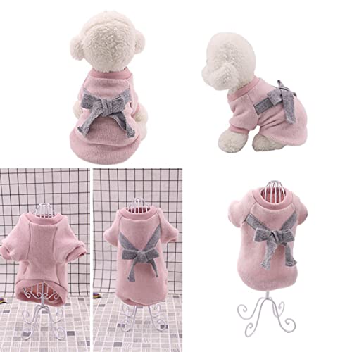 Sanfiyya Caliente Pet JUMER SUATER DE PEQUEÑO PERDIO Rosa DE PANJADA DE Cano DE ARCAJE DE Perro PUCHO por Puppy Cat JUMER Caliente SUÉTER