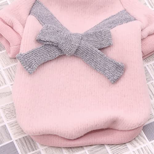 Sanfiyya Caliente Pet JUMER SUATER DE PEQUEÑO PERDIO Rosa DE PANJADA DE Cano DE ARCAJE DE Perro PUCHO por Puppy Cat JUMER Caliente SUÉTER