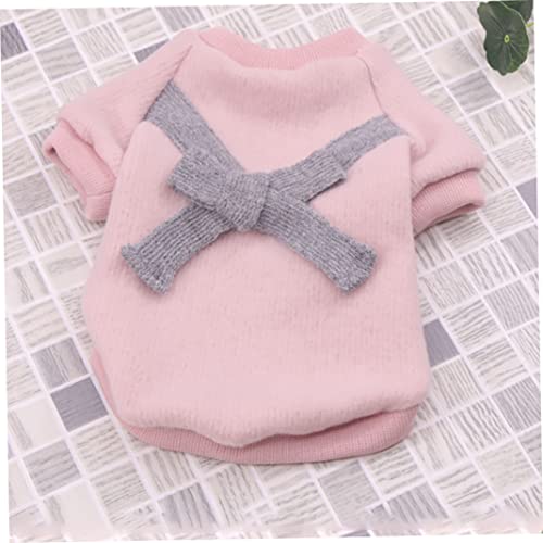 Sanfiyya Caliente Pet JUMER SUATER DE PEQUEÑO PERDIO Rosa DE PANJADA DE Cano DE ARCAJE DE Perro PUCHO por Puppy Cat JUMER Caliente SUÉTER