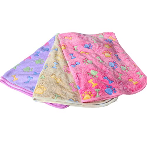 Sanfiyya Manta de Mascotas Manta Caliente es Adecuada para pequeñas y Medianas perreras para Perros, Gato, Gato, Suaves, Mantas cálidas,