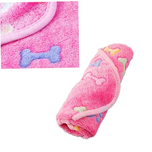 Sanfiyya Manta de Mascotas Manta Caliente es Adecuada para pequeñas y Medianas perreras para Perros, Gato, Gato, Suaves, Mantas cálidas,