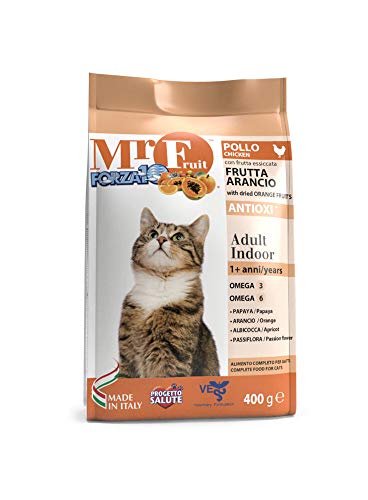 SANYPET F10 Mr Fruit Gato Adult Indoor Gr 400 Naranja